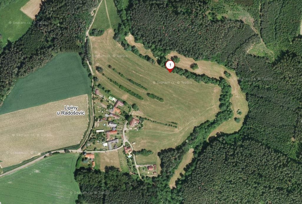 Zahrady, Lipiny u Radošovic, Radošovice, 2 230 m² - 2