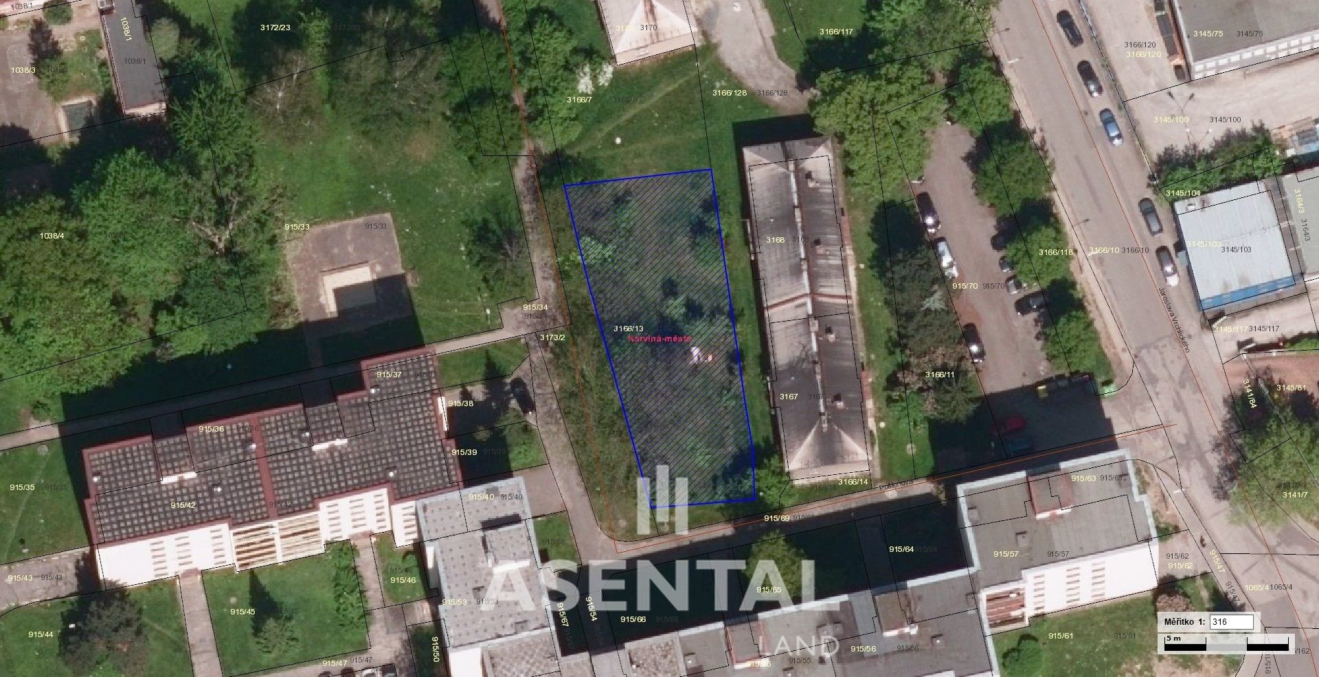 Prodej pozemek pro bydlení - Karviná