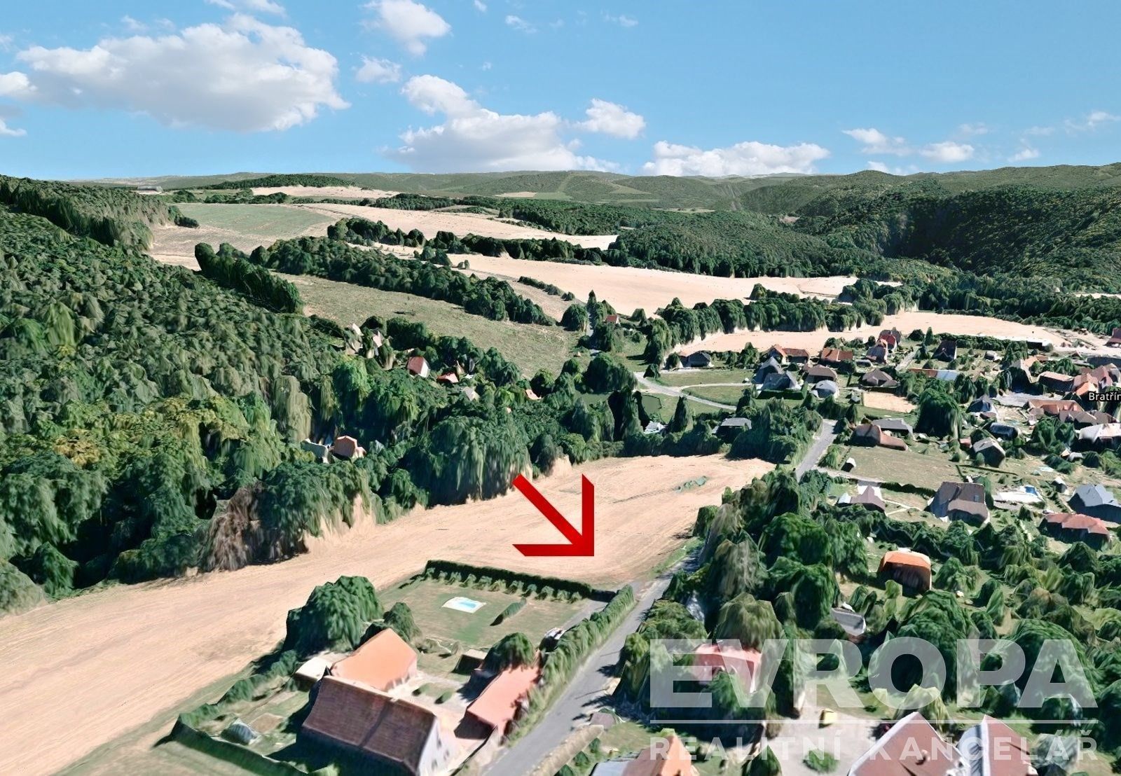 Prodej pozemek pro bydlení - Bratřínov