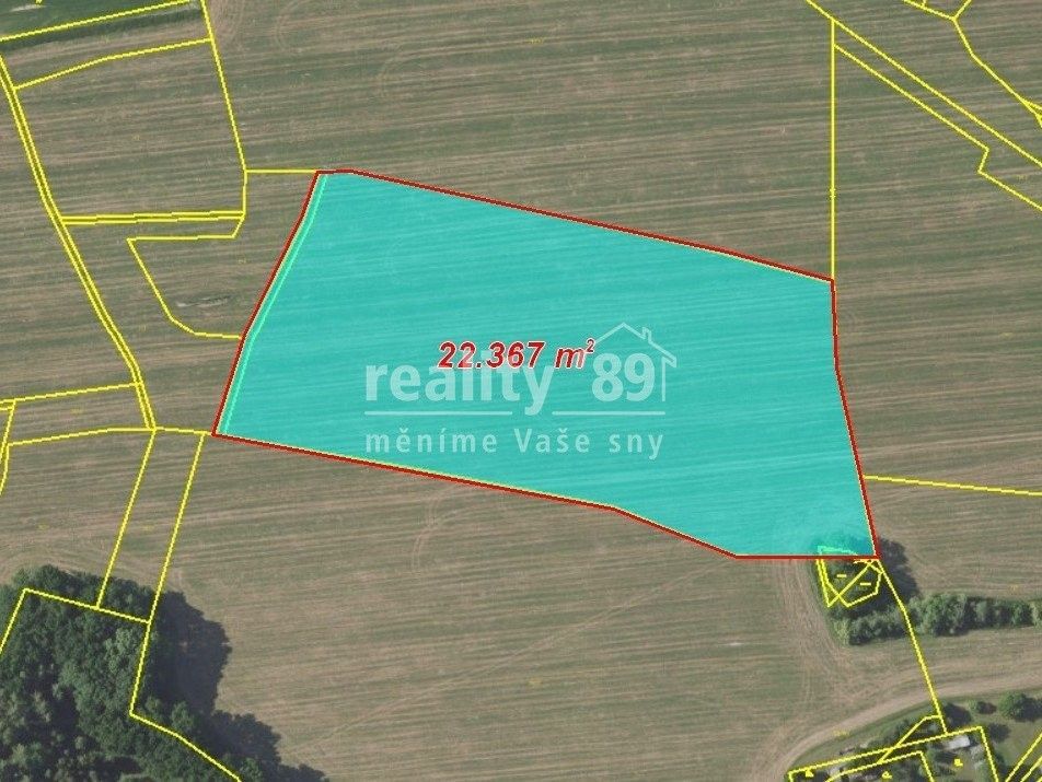 Zemědělské pozemky, Drachkov, Bystřice, 22 367 m²