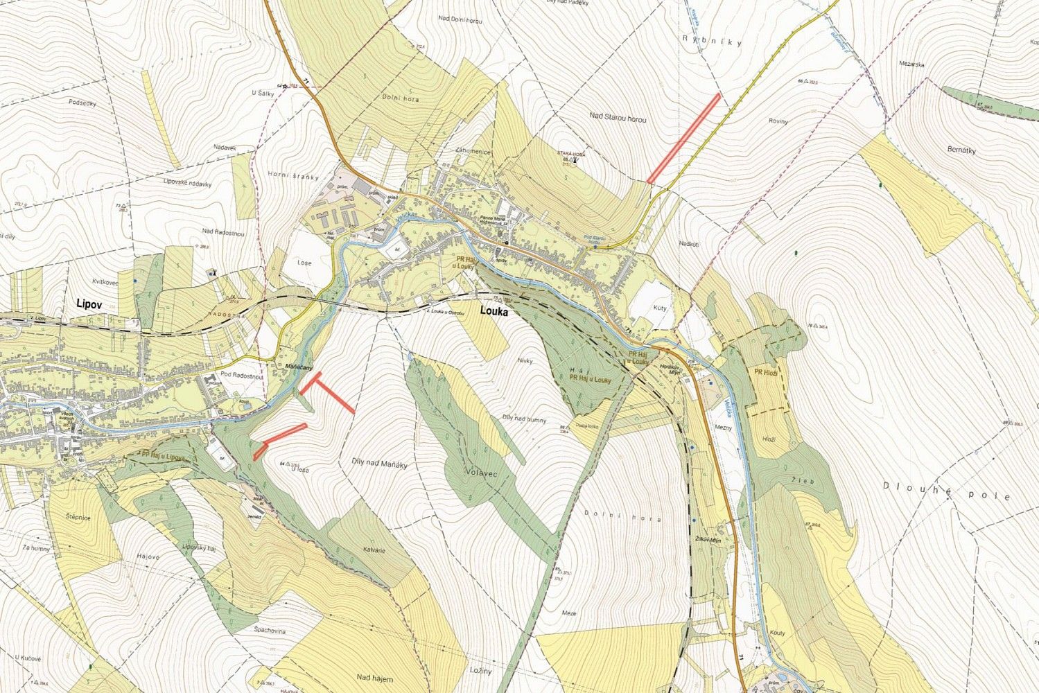 Zemědělské pozemky, Louka, okres Hodonín, Jihomoravský kraj - 1