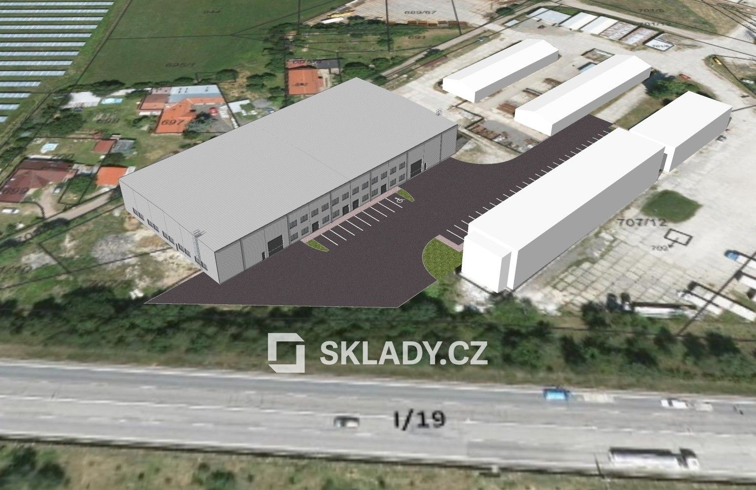 Pronájem sklad - Tábor, 1 m²