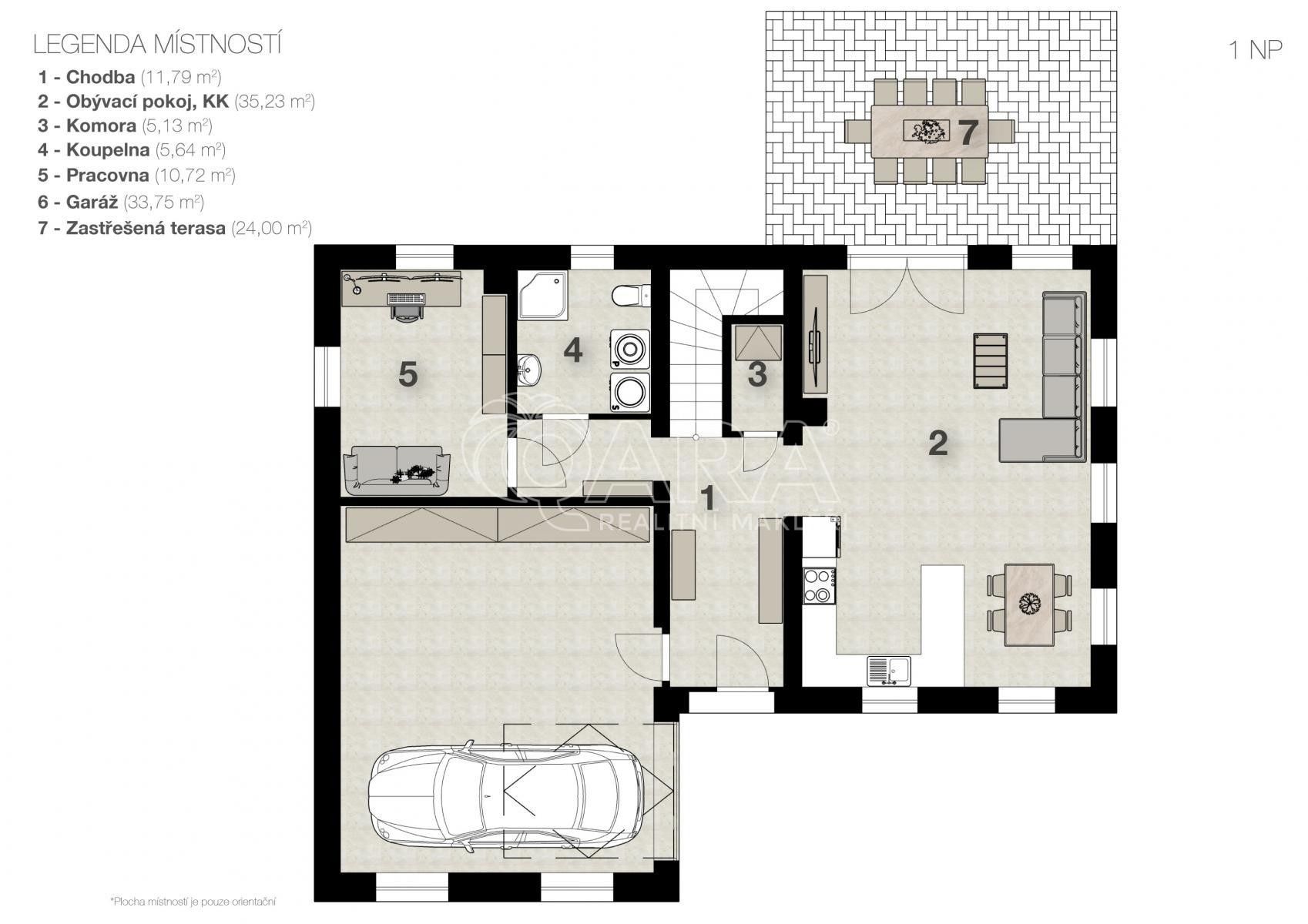 Prodej rodinný dům - Ke Šmejkalce  , Ondřejov Turkovice, 220 m² - 5