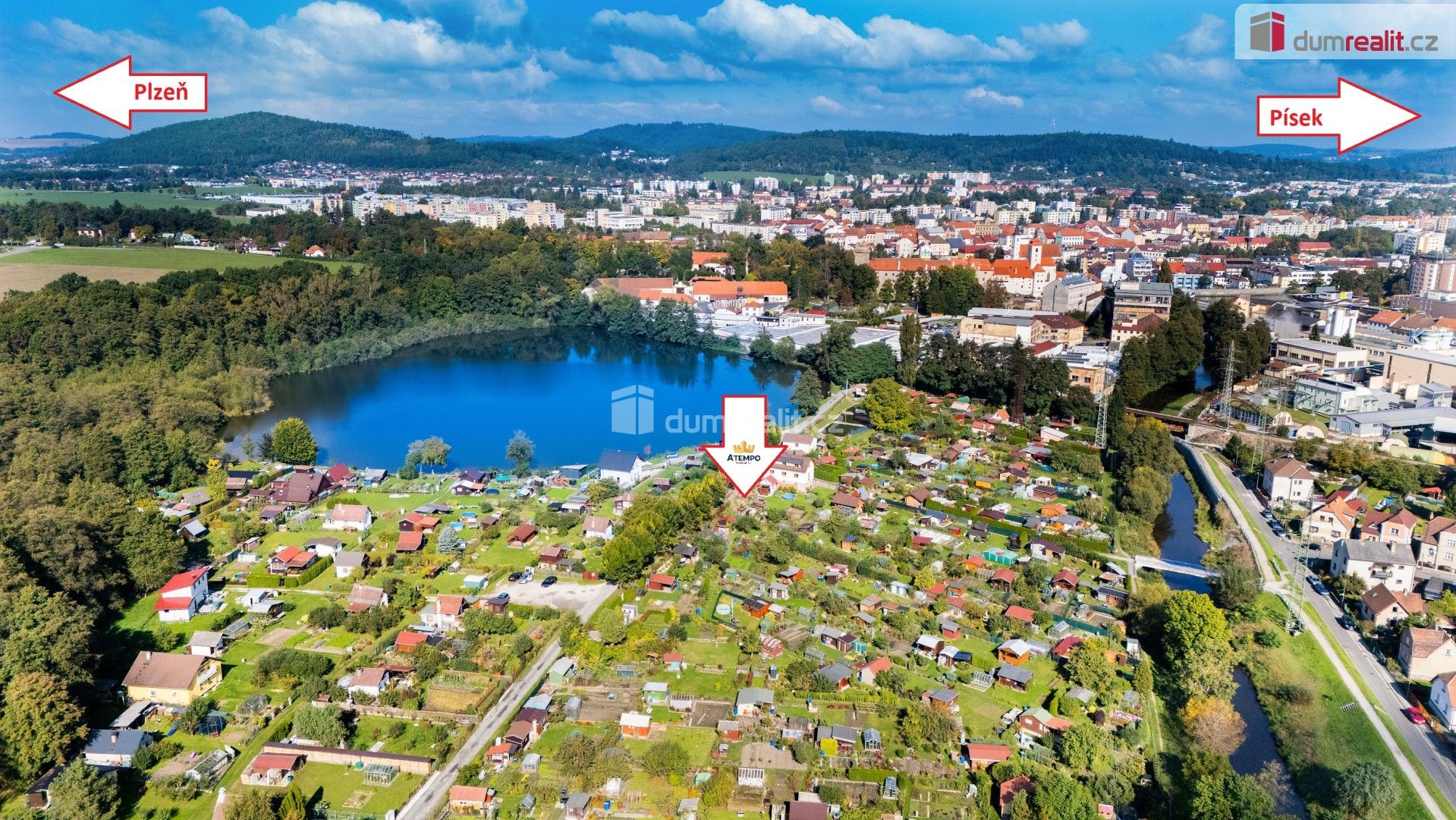 Zahrady, U Blatského rybníka, Strakonice, 196 m²