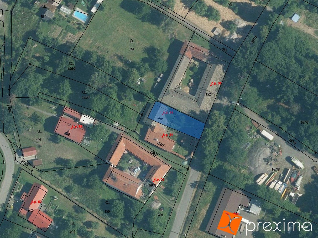 Pozemky pro bydlení, Jeseník nad Odrou, okres Nový Jičín, Moravskoslezský kraj - 1