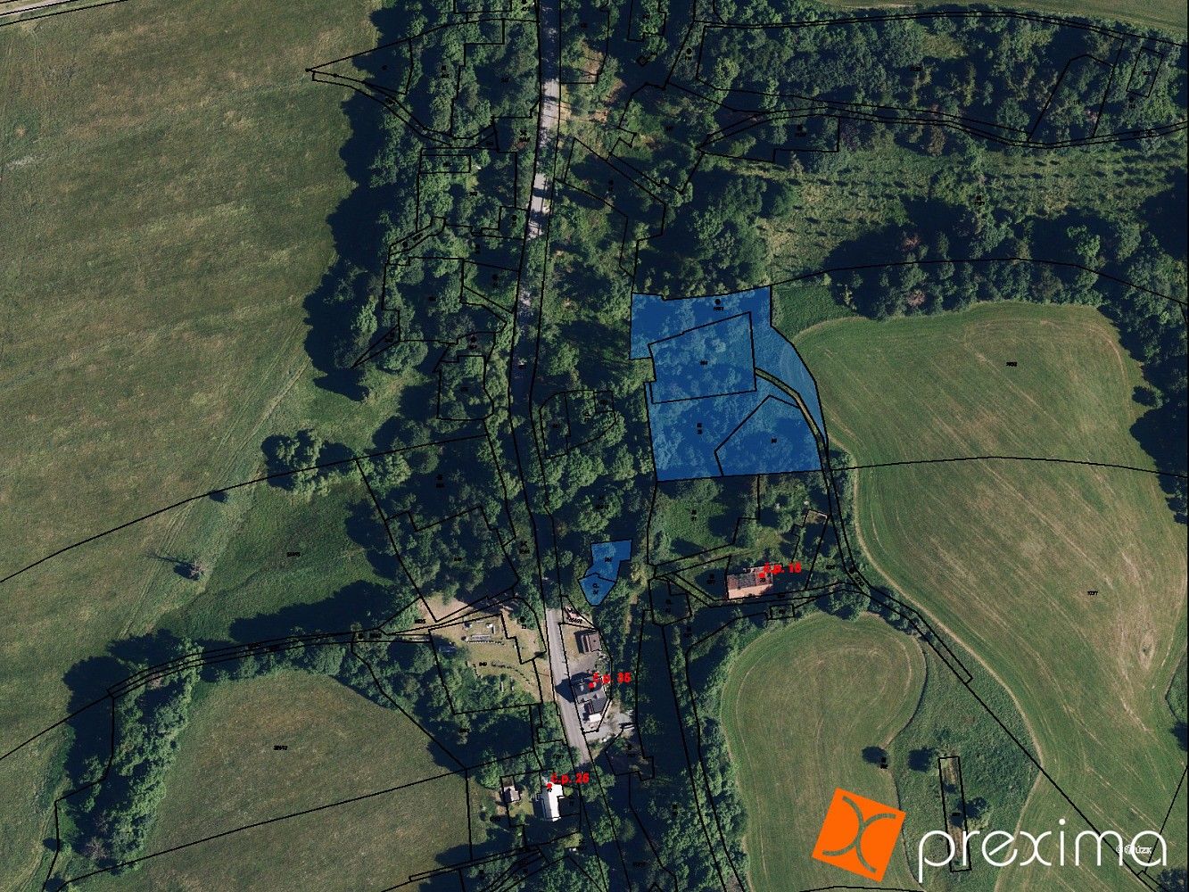 Pozemky pro bydlení, Dvorce, okres Bruntál - 1
