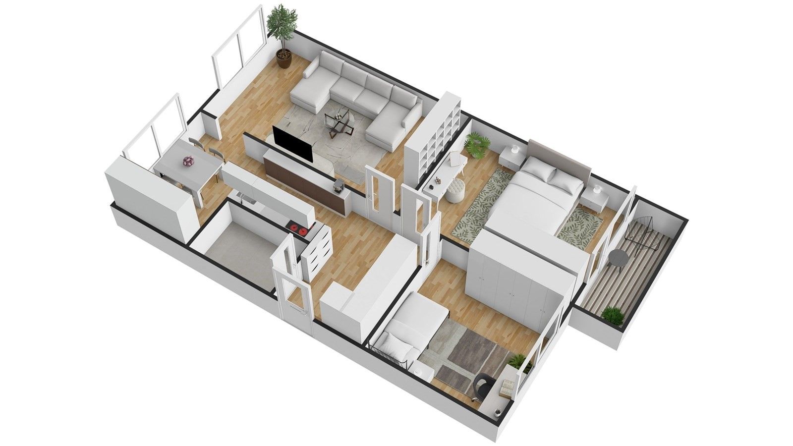 3+1, Horky , Rebešovice, 73 m² - 1