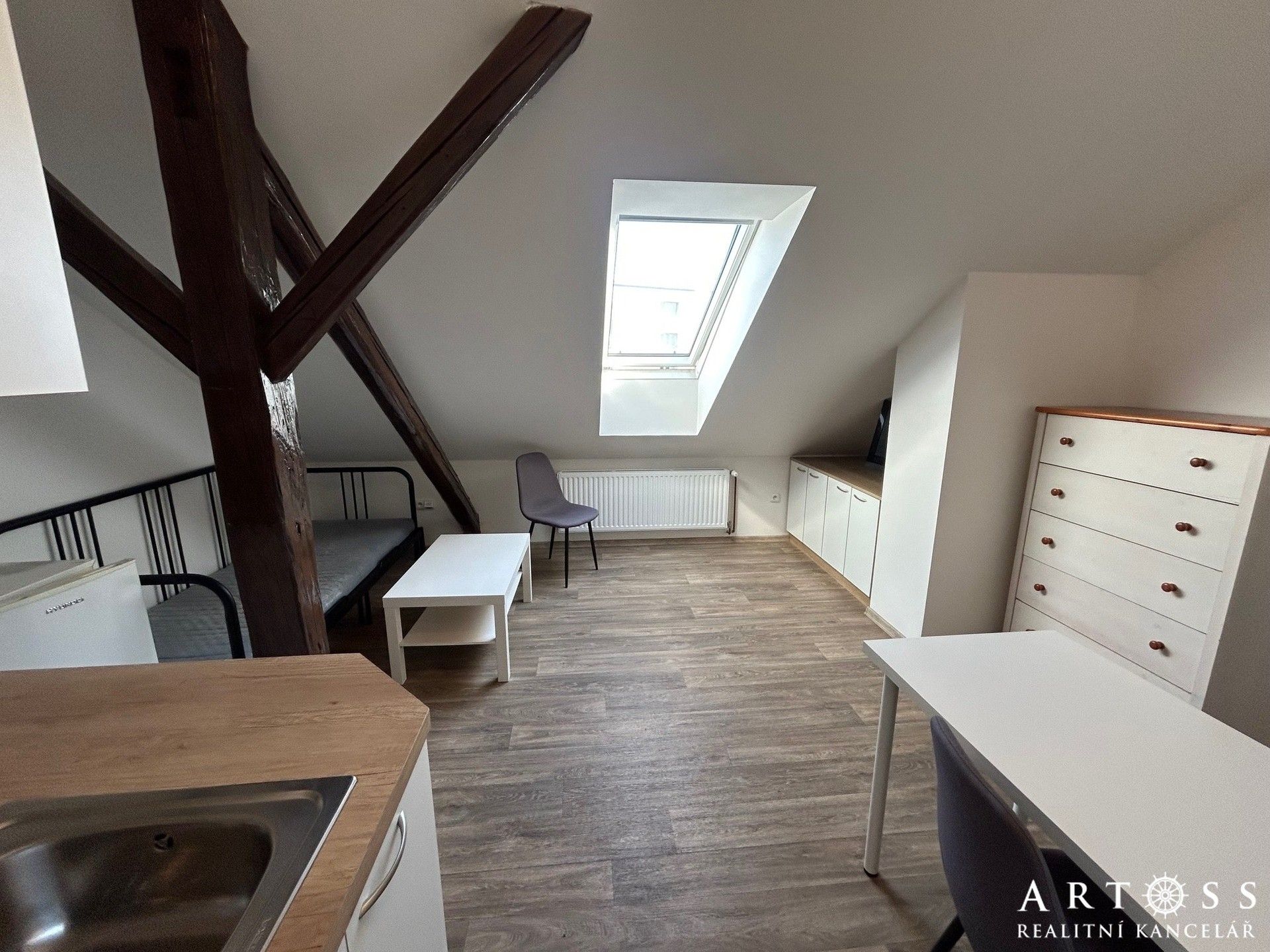 1+kk, Merhautova, Brno, 22 m²