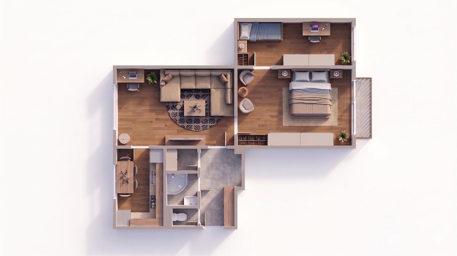 Byt 3+1 · 64 m² · Teplice - Trnovany, Ústecký kraj - 3