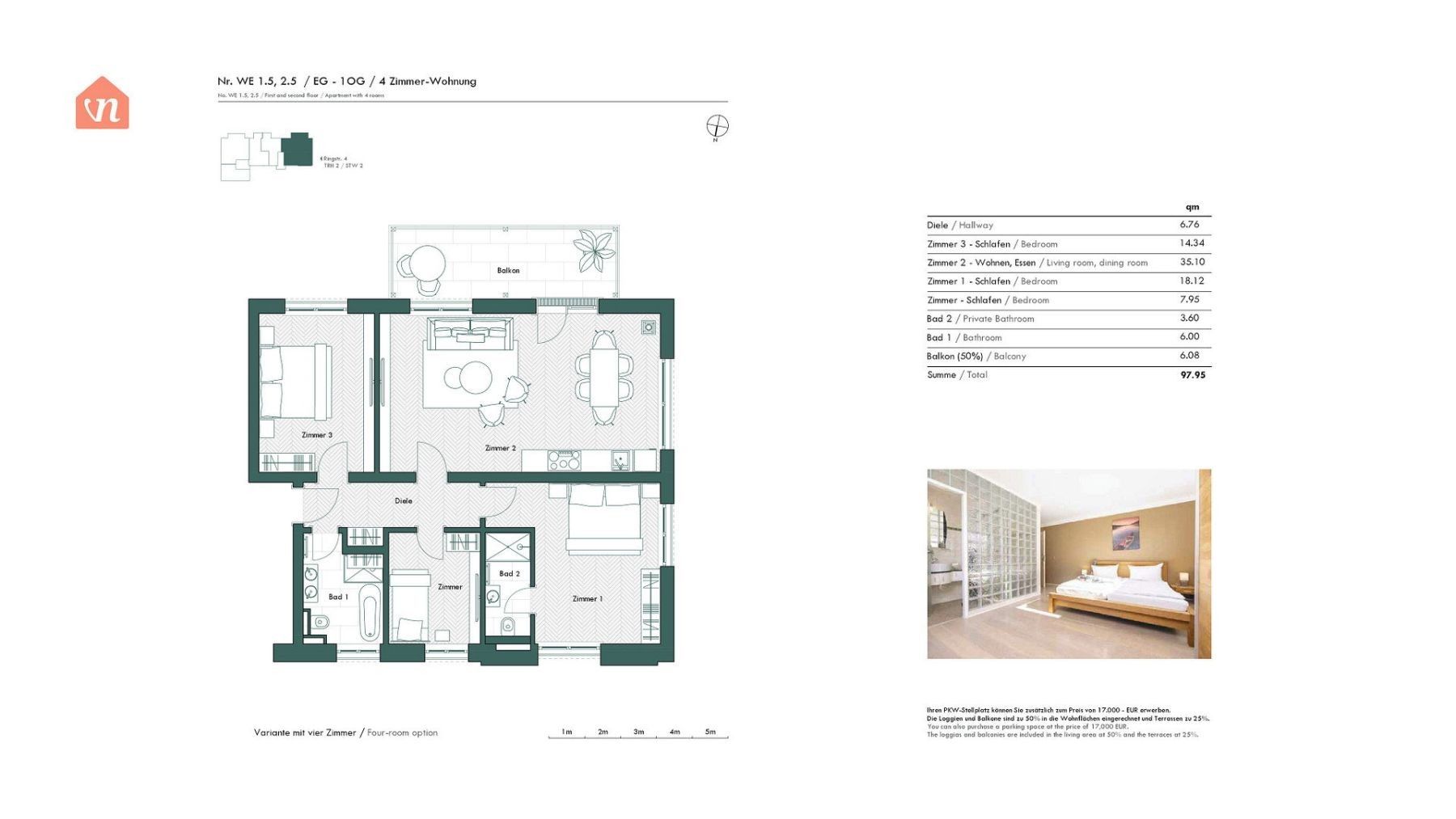 4+1, Ringstraße 4, , Mecklenburg-Vorpommern, 98 m² - 1