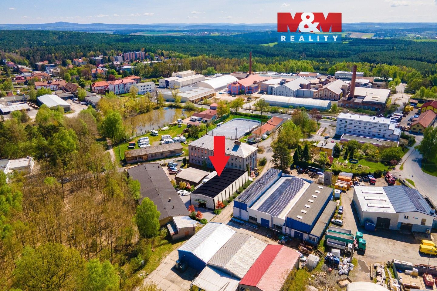 Sklady, Horní Bříza, 283 m²