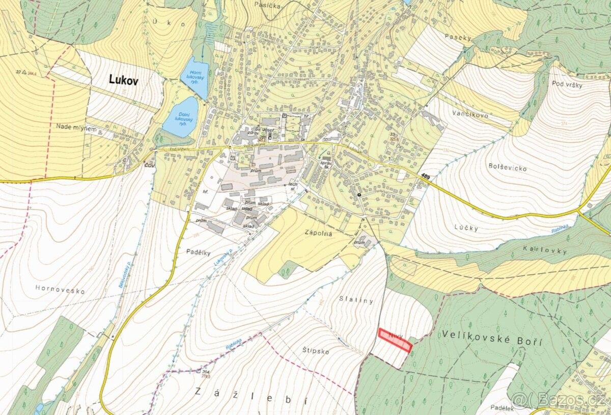 Prodej pozemek pro bydlení - Lukov u Zlína, 763 17
