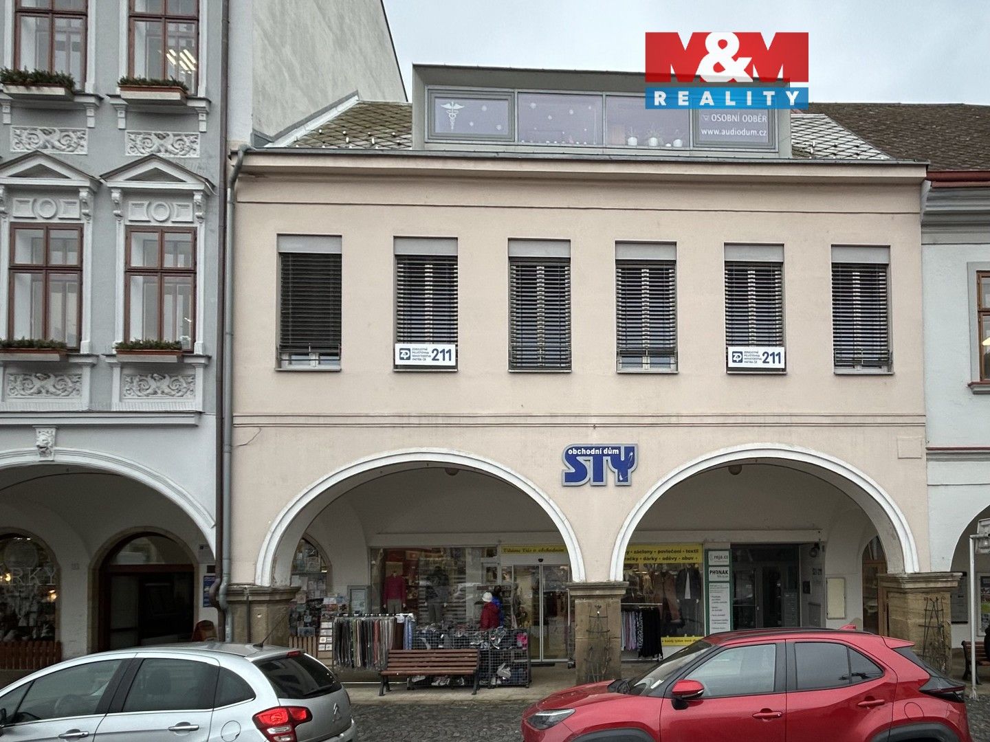 Kanceláře, Mírové nám., Ústí nad Orlicí, 200 m²