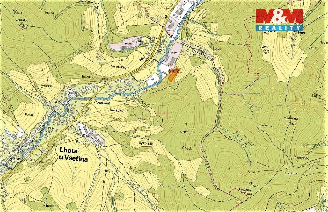 Prodej pozemek pro bydlení - Vsetín, 755 01