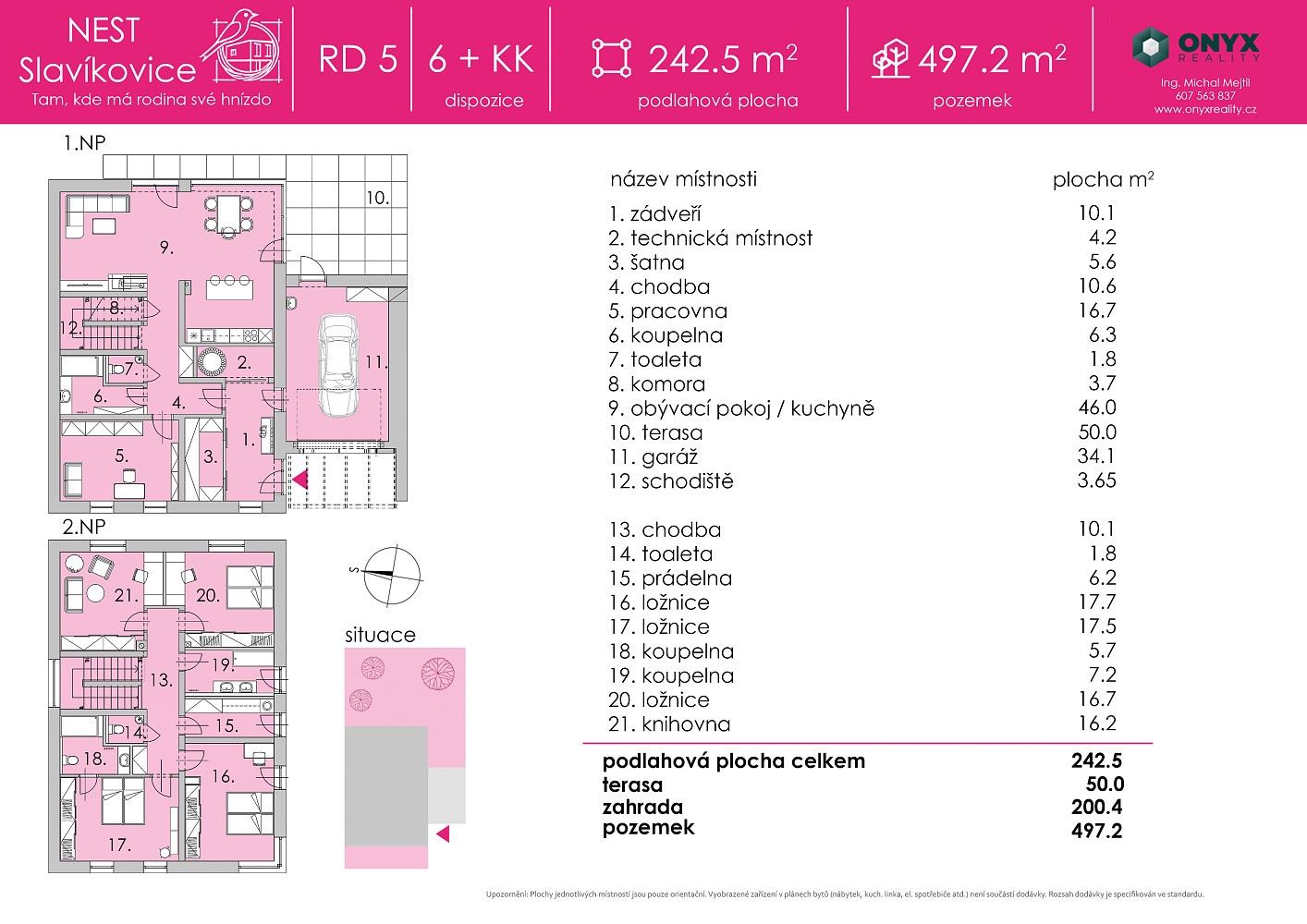 Prodej rodinný dům - Rolnická, Rousínov, okres Vyškov, 242 m² - 5