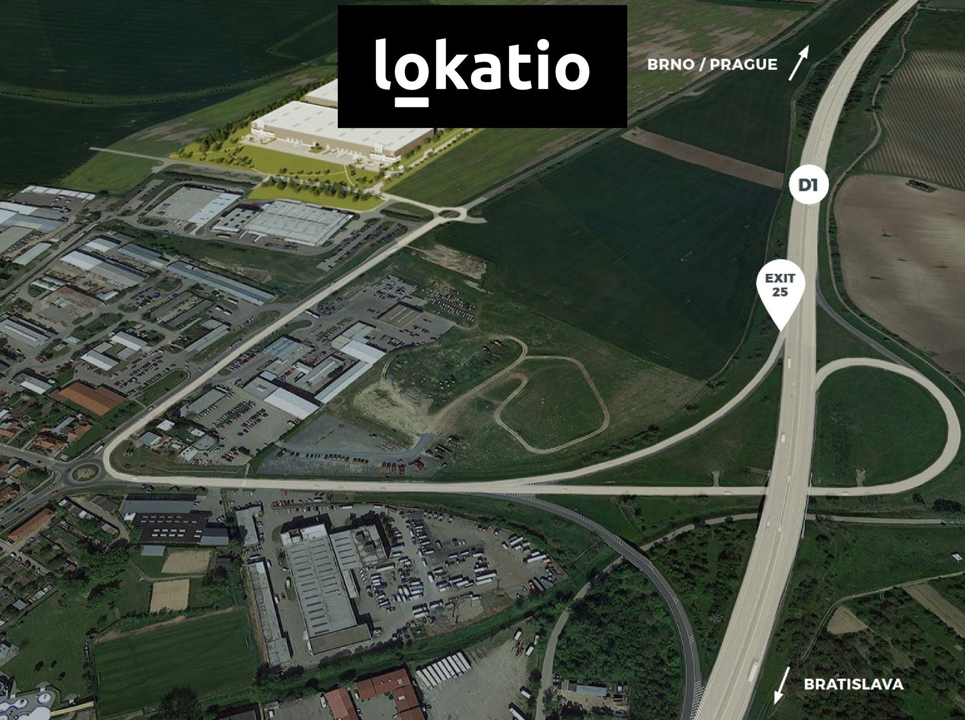 Pronájem sklad - Hustopeče, 8 150 m² - 5
