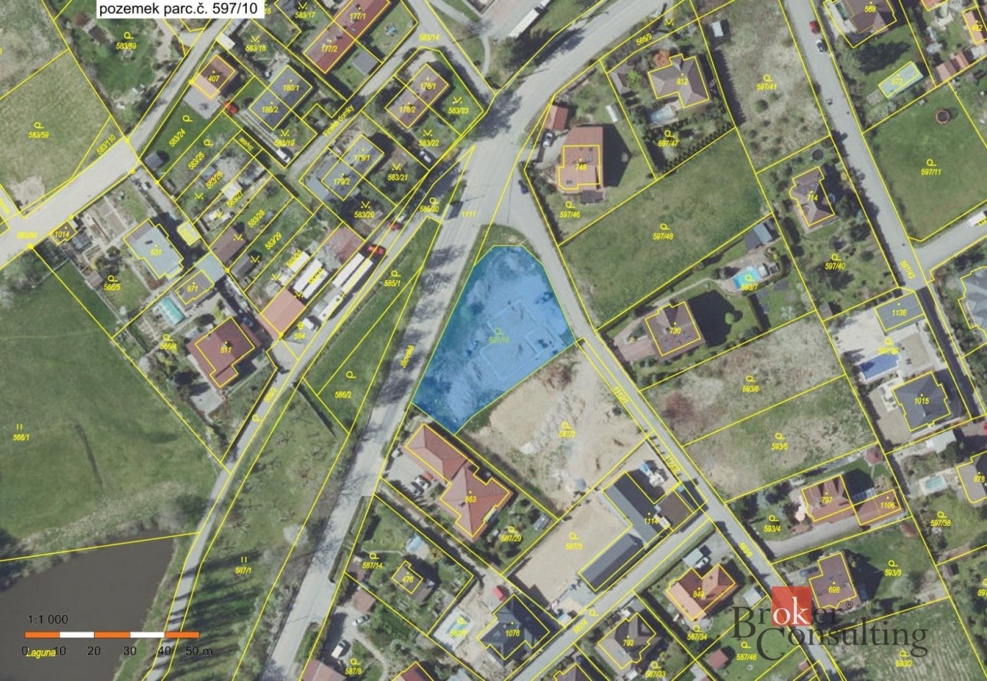 Prodej pozemek pro bydlení - Psáry, 1 387 m² - 5