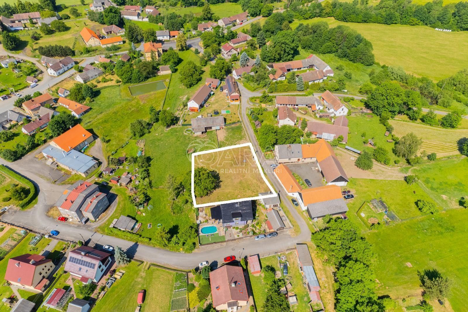 Prodej pozemek pro bydlení - Ratiboř, Chyšky, 1 430 m²