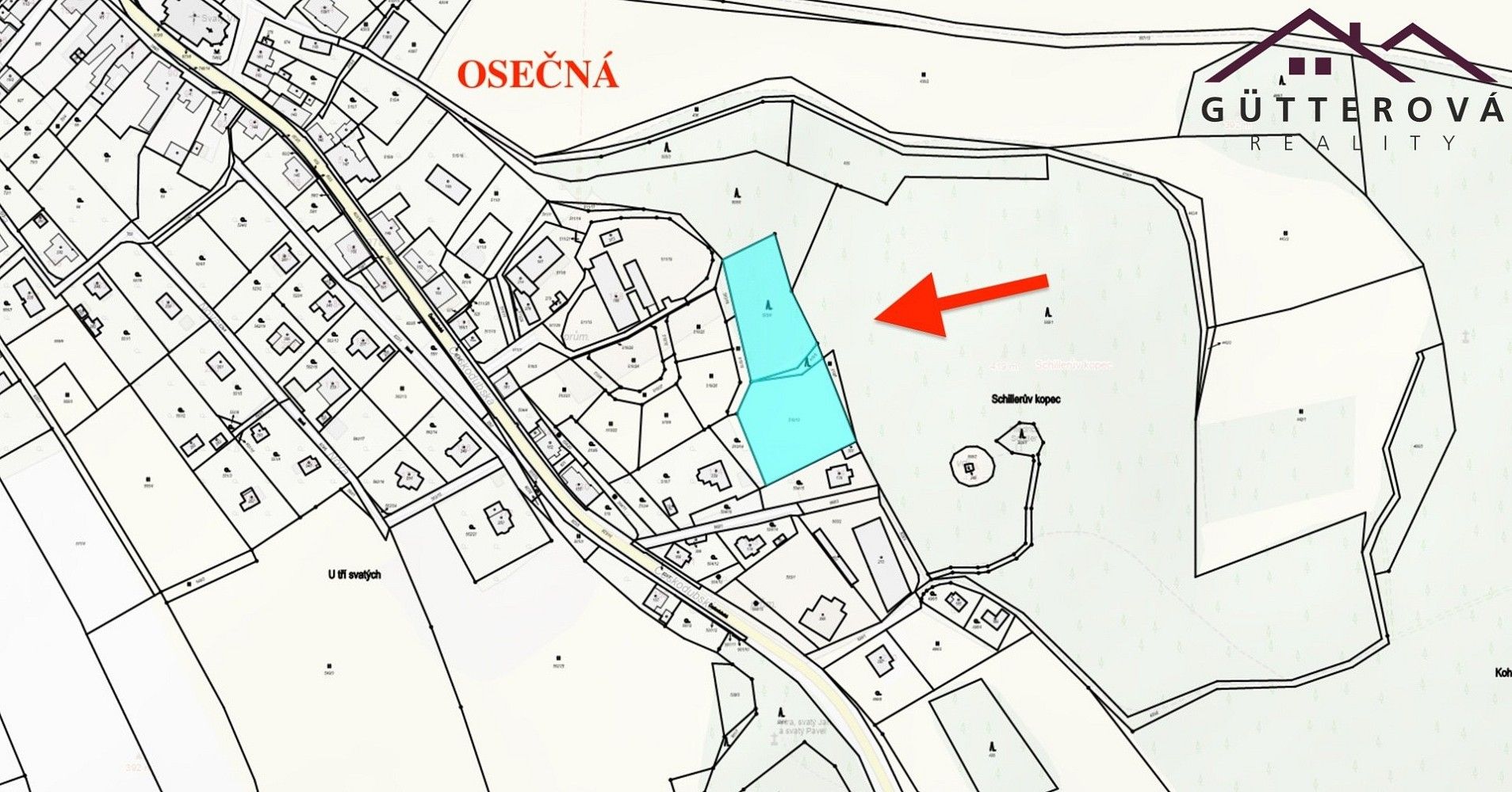 Pozemky pro bydlení, Osečná, okres Liberec, Liberecký kraj - 2