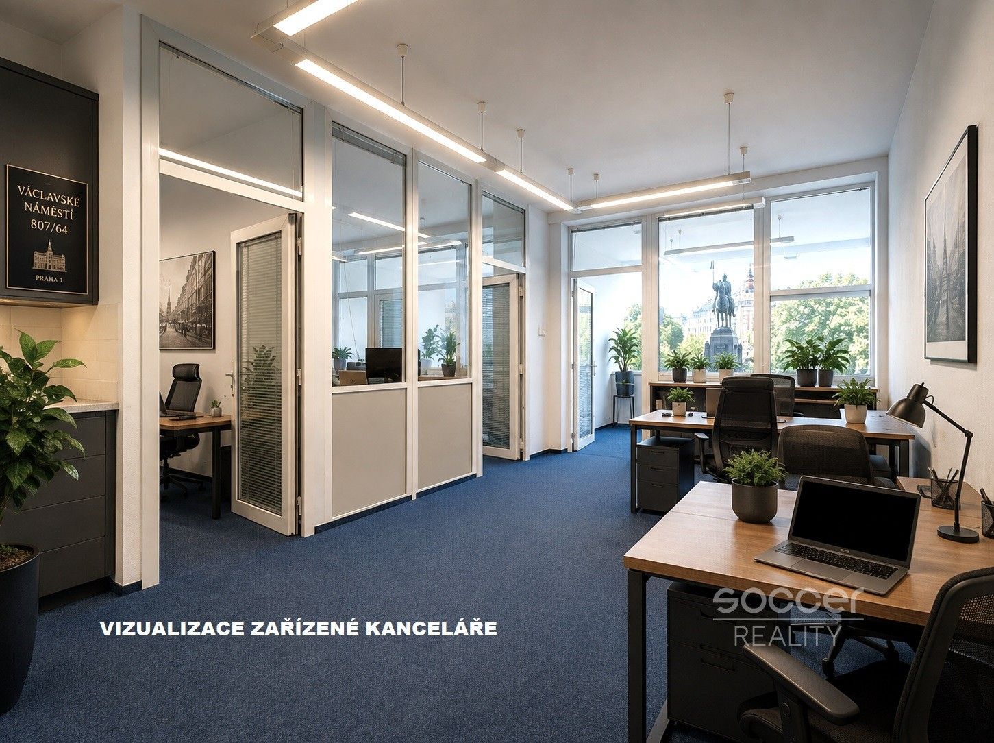 Pronájem kancelář - Václavské náměstí, Praha, 85 m² - 5