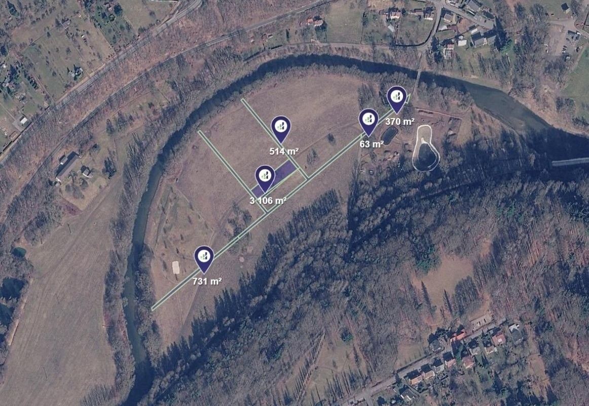 Louky, Turnov, 1 668 m² - 2