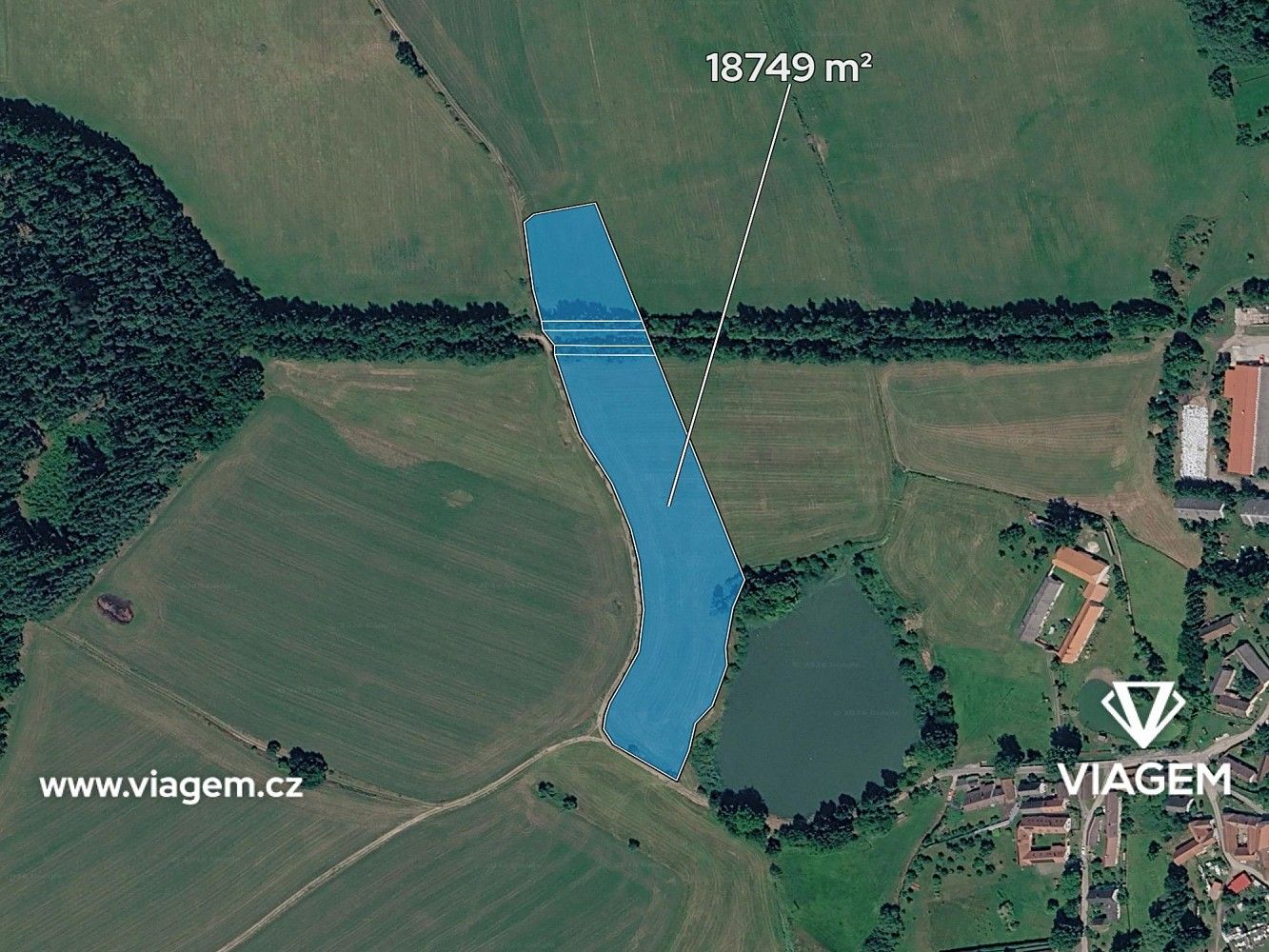 Zemědělské pozemky, Kardašova Řečice, okres Jindřichův Hradec - 2