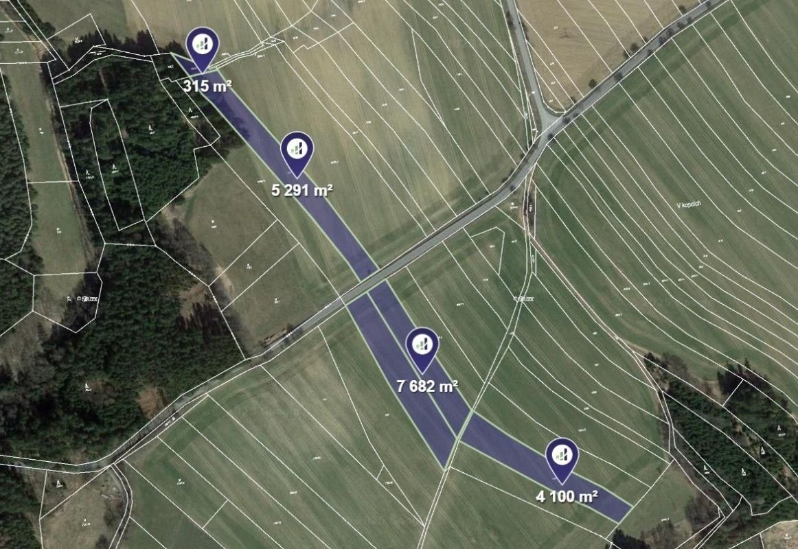 Zemědělské pozemky, Vlčeves, 2 402 m²