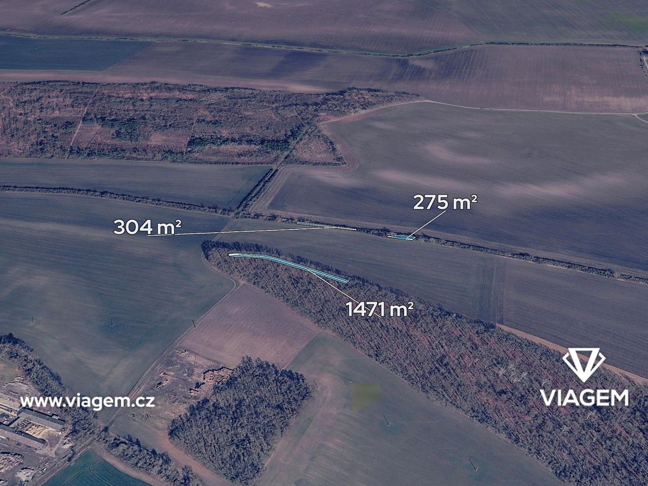 Zemědělský pozemek, 1 708 m²