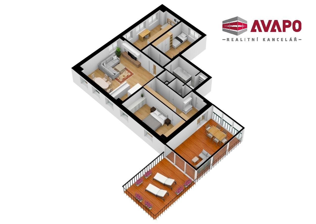 4+kk, Provaznická, Opava, 119 m² - 2