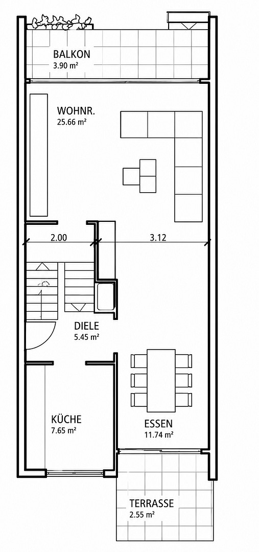 Byt 4+1 · 109 m² · Solingen Solingen Nordrhein-Westfalen 42719 - 4