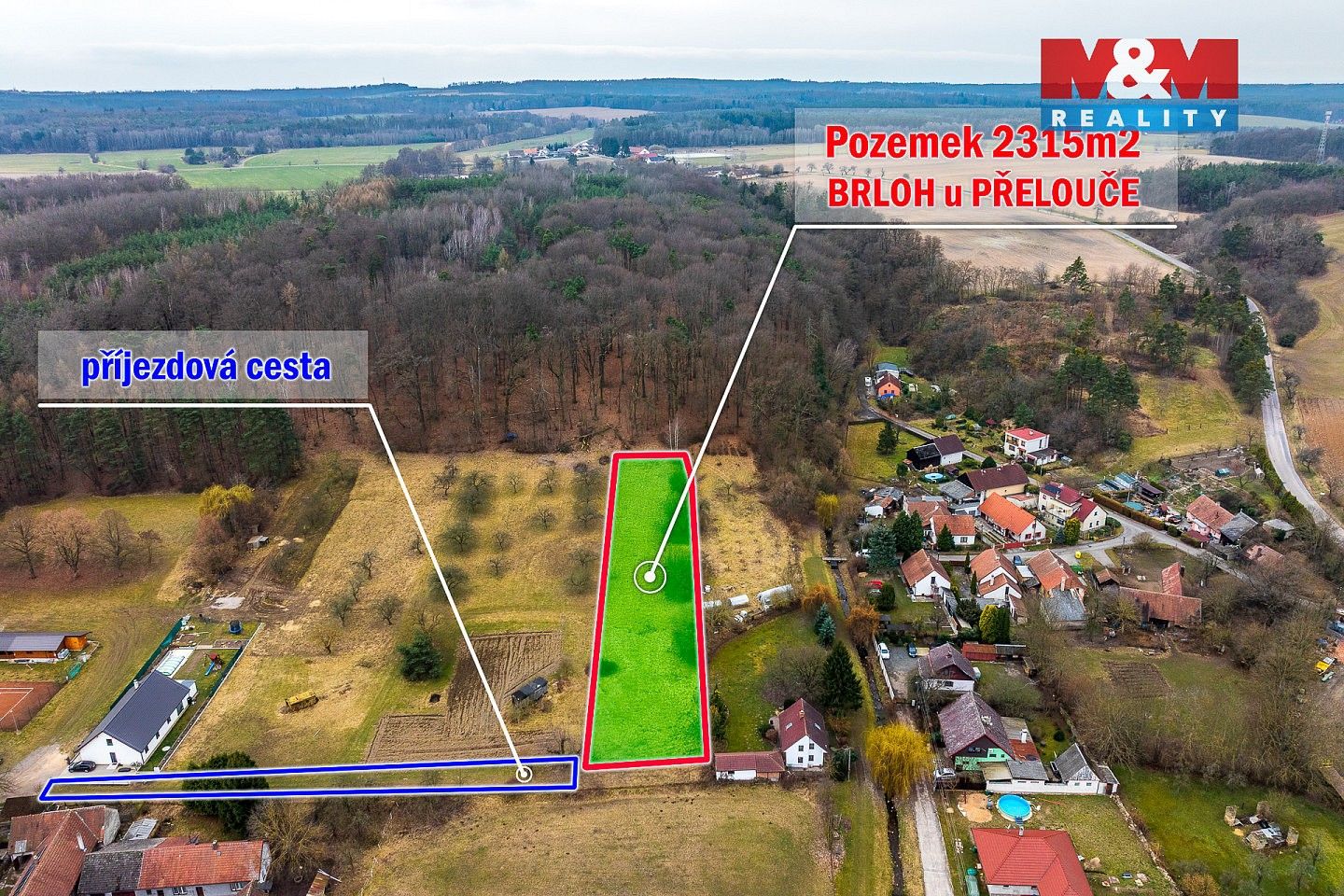 Pozemek pro bydlení · Brloh, okres Pardubice - 4