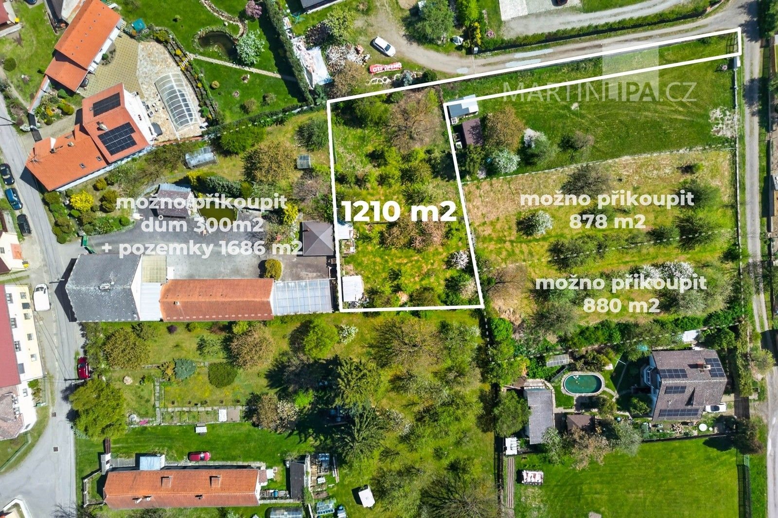 Pozemky pro bydlení, Kamenný Přívoz Hostěradice, 1 210 m² - 2