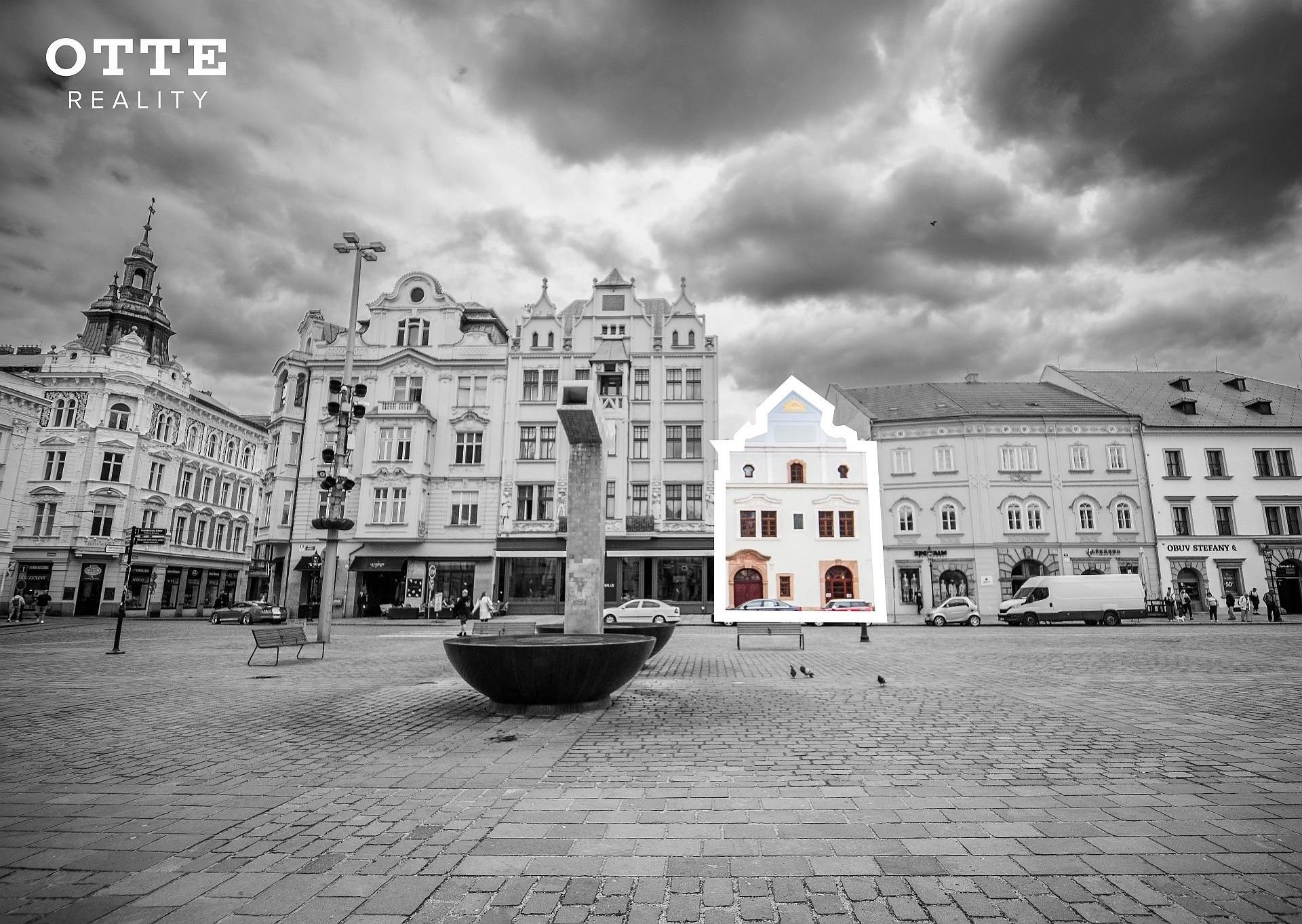 Pronájem kancelář - náměstí Republiky, Plzeň, 889 m²