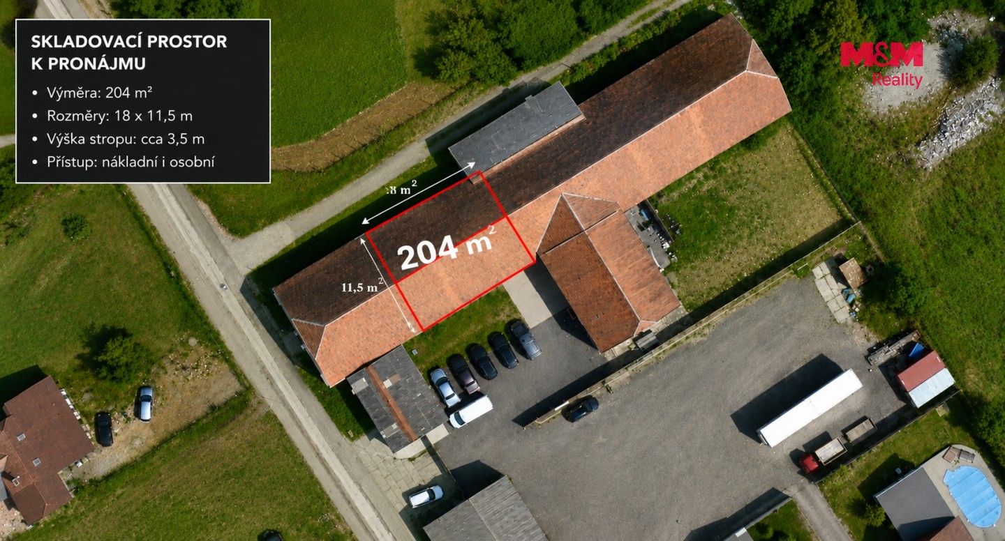 Sklady, Medlešice, Chrudim, 204 m² - 2