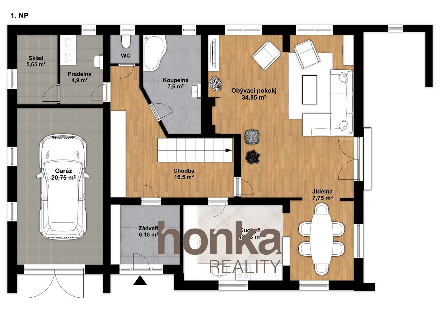 Prodej rodinný dům - Na Cihelně, Poříčí nad Sázavou, okres Benešov, 189 m² - 5