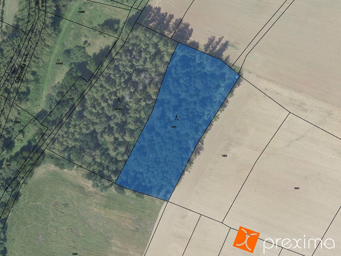 Prodej les - Ždánice, okres Kolín, Středočeský kraj - 1