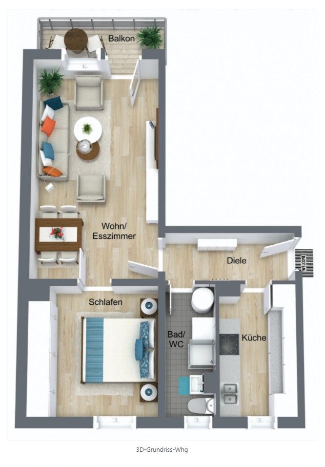 2+1, , Sasko, 49 m² - 2