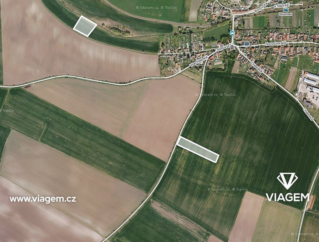 Zemědělské pozemky, Oskořínek, okres Nymburk, Středočeský kraj - 1