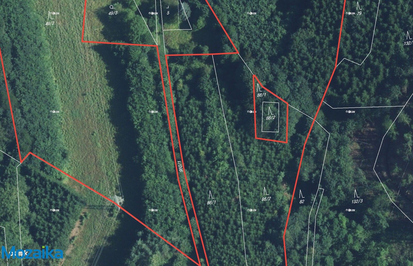 Lesy, Strážná, 40 093 m² - 2