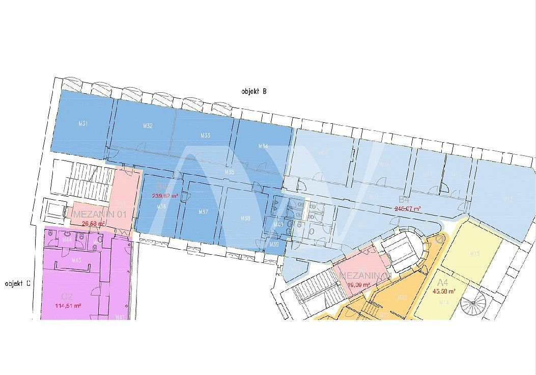 Pronájem kancelář - Praha - Nové Město, okres Praha 2, Hlavní město Praha, 218 m² - 5