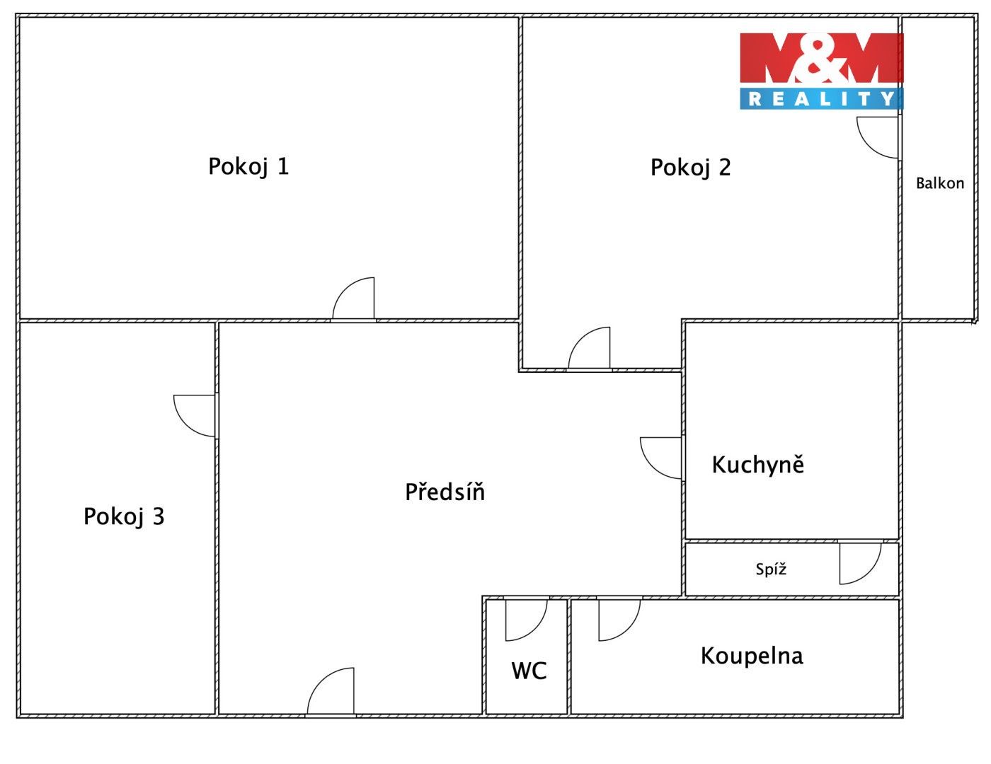 Prodej byt 3+1 - Žebětínská, Ostrovačice, 73 m²