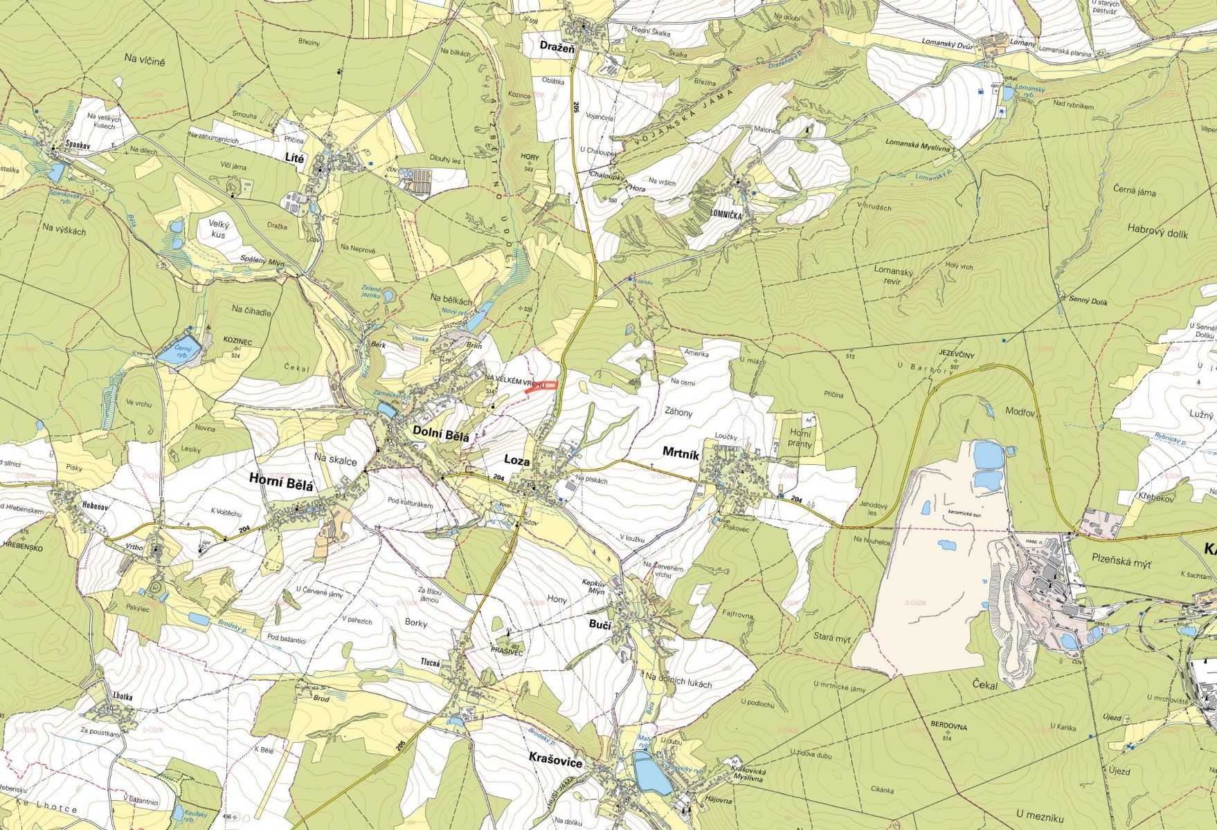 Prodej zemědělský pozemek - Loza