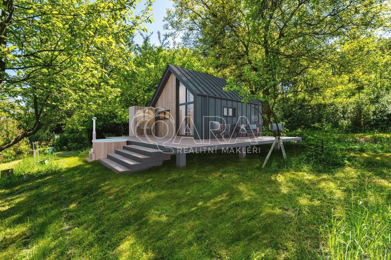 Prodej zahrada - Slaný, 1 m²