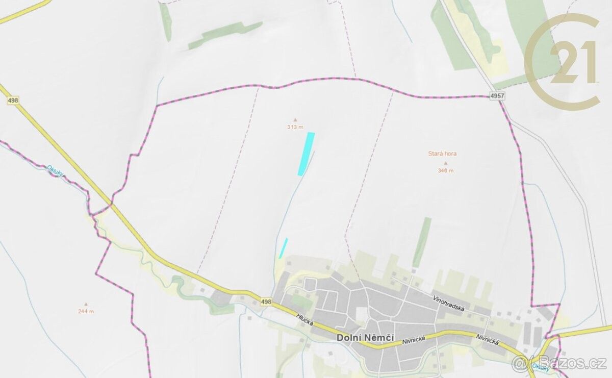 Prodej pozemek pro bydlení - Dolní Němčí, 687 62
