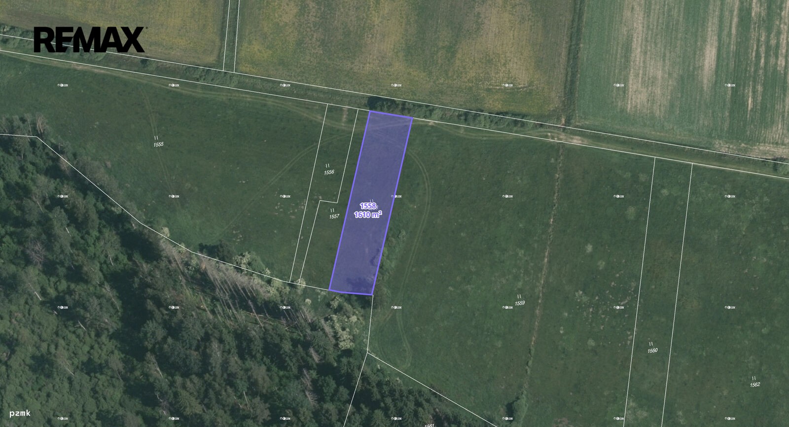 Zemědělský pozemek · 1 610 m² · Komárov - 3