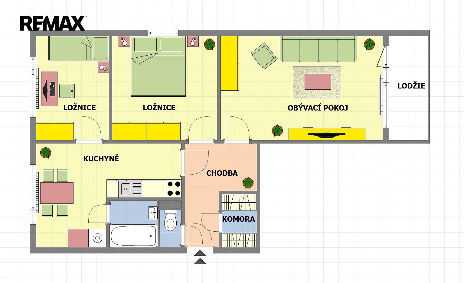 Byt 3+1 · 63 m² · Hejnice, okres Liberec, Liberecký kraj - 3