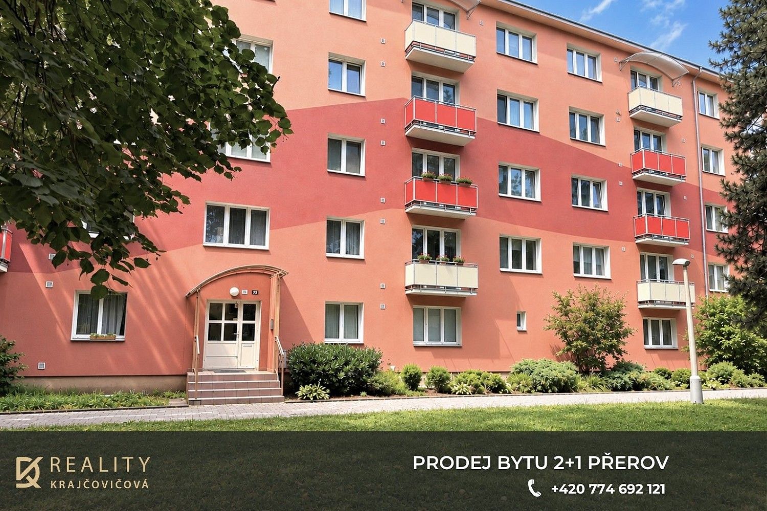 2+1, Interbrigadistů, Přerov - Přerov I-Město, 52 m² - 1