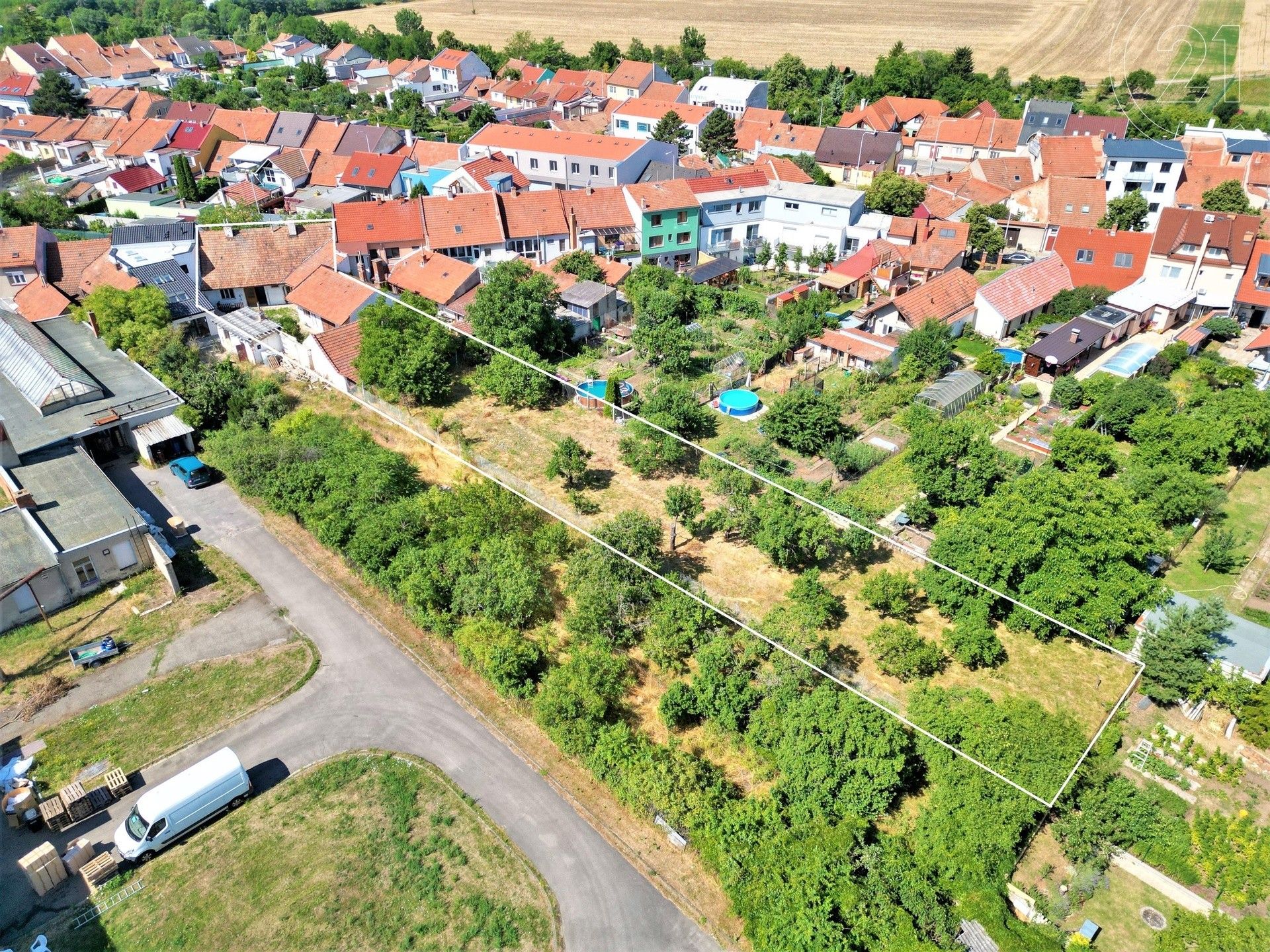 Pozemky pro bydlení, Tuřany, Brno, 1 415 m²