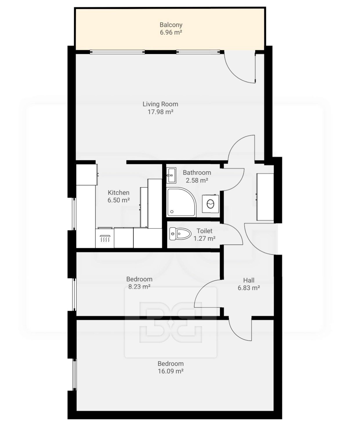 Byt 3+kk · 59 m² · Habrová 2639, Praha Žižkov - 3