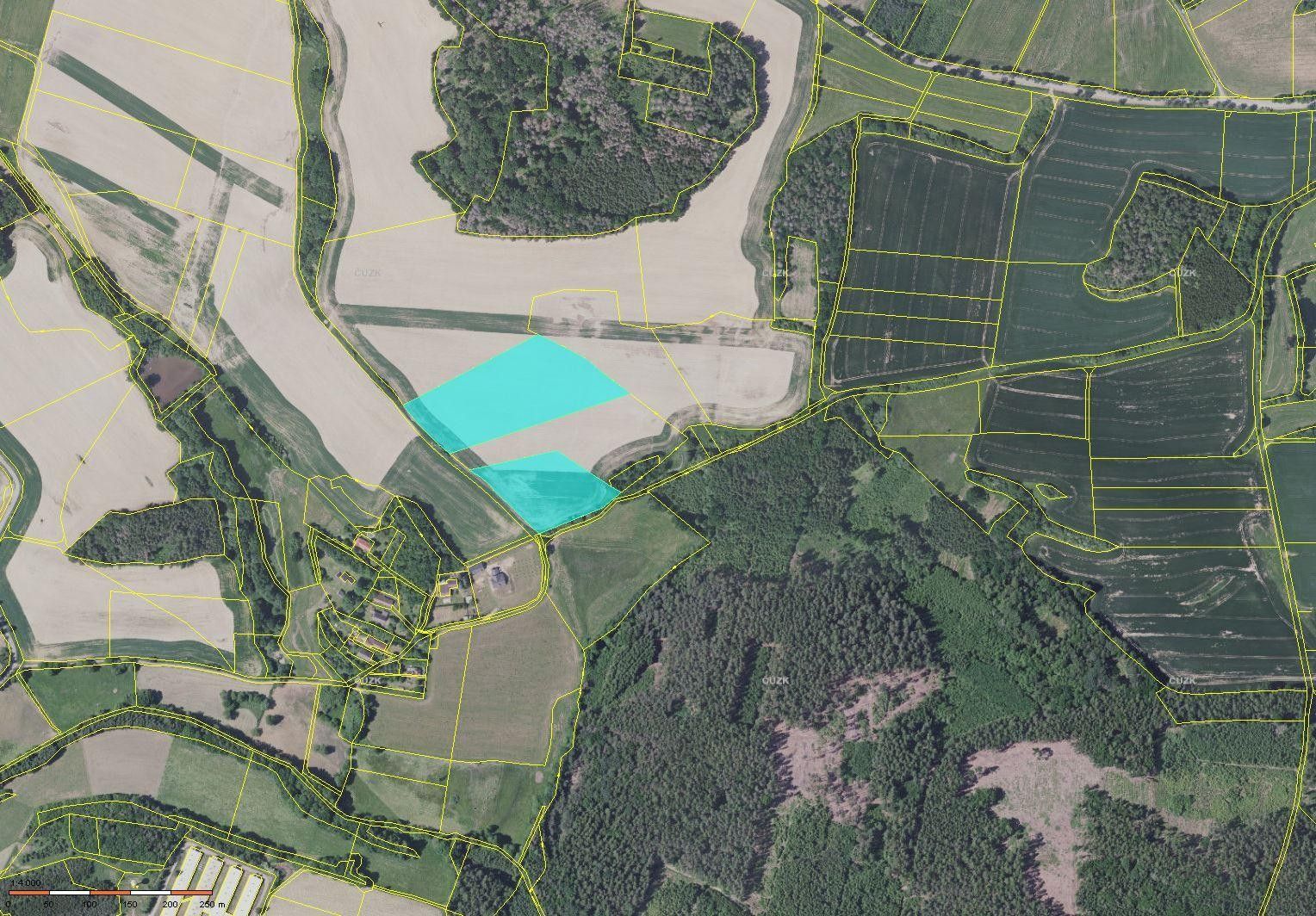 Zemědělské pozemky, Nová Ves, Postupice, 30 208 m²